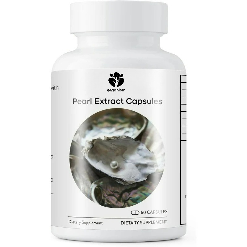 Collagen Peptide Powder - Organic Pearl Powder Capsules | Natural
