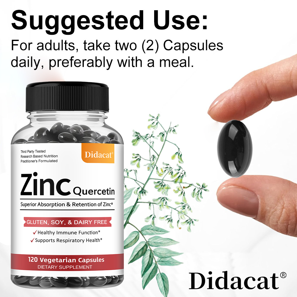 Quercetin & Zinc Vegetarian Ca - Nutrition Zinc recension och pris