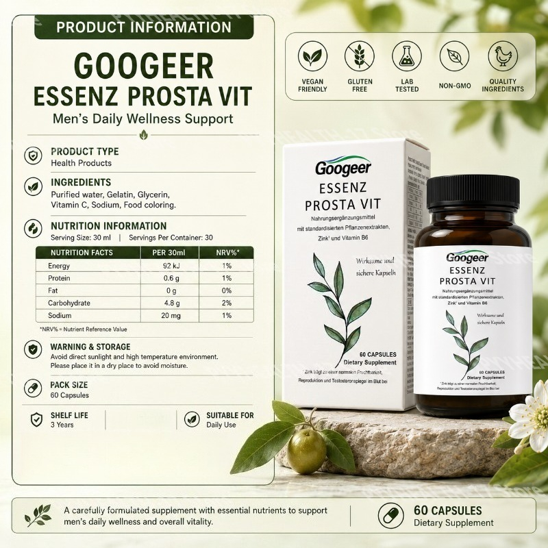 Googeer Essenz Prosta Vit Caps - Nutrition Zinc recension och pris