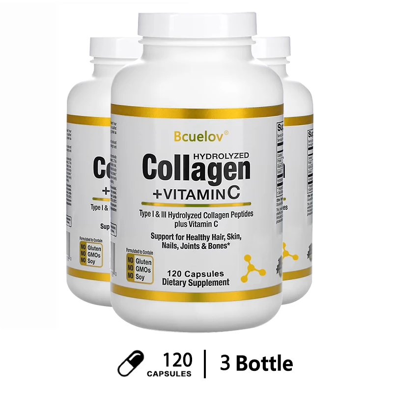 bcuelov Hydrolyzed Collagen Pe - Collagen Peptide Powder recension och pris