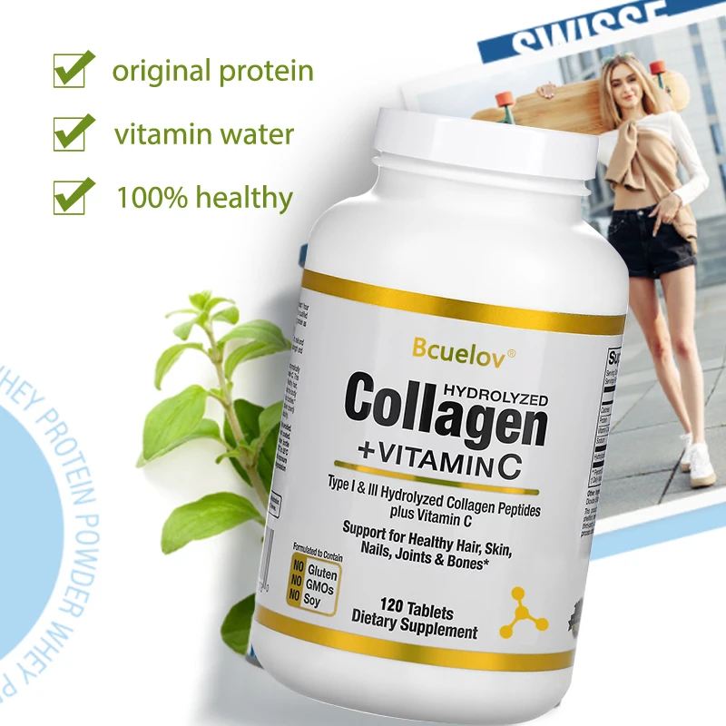 bcuelov Hydrolyzed Collagen Pe - Collagen Peptide Powder recension och pris