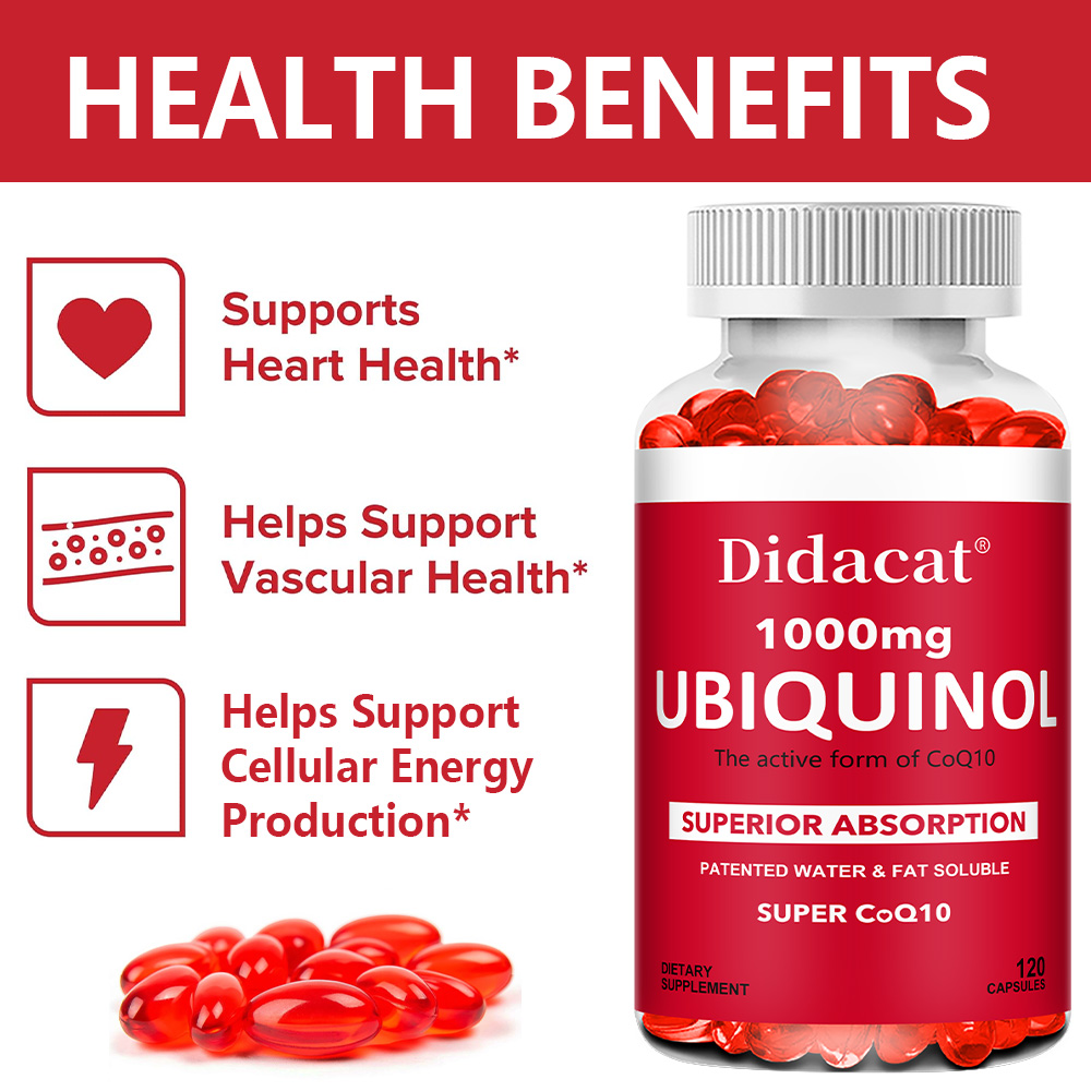 Ubiquinol CoQ10 Vegetable Soft - Coq10 Ubiquinol Softgel recension och pris