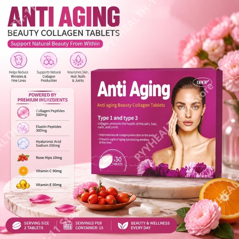 DHOP Anti Aging Hydrolyzed Col - Collagen Peptide Powder recension och pris