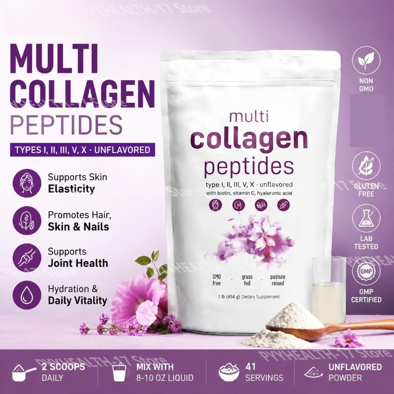 Multi Collagen Peptides Powder - Collagen Peptide Powder recension och pris