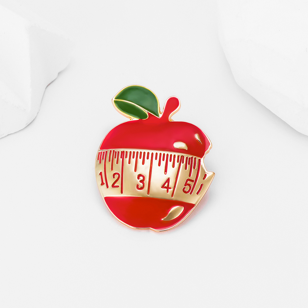 Nutrition Apple Enamel Brooch  - Nutrition Zinc recension och pris