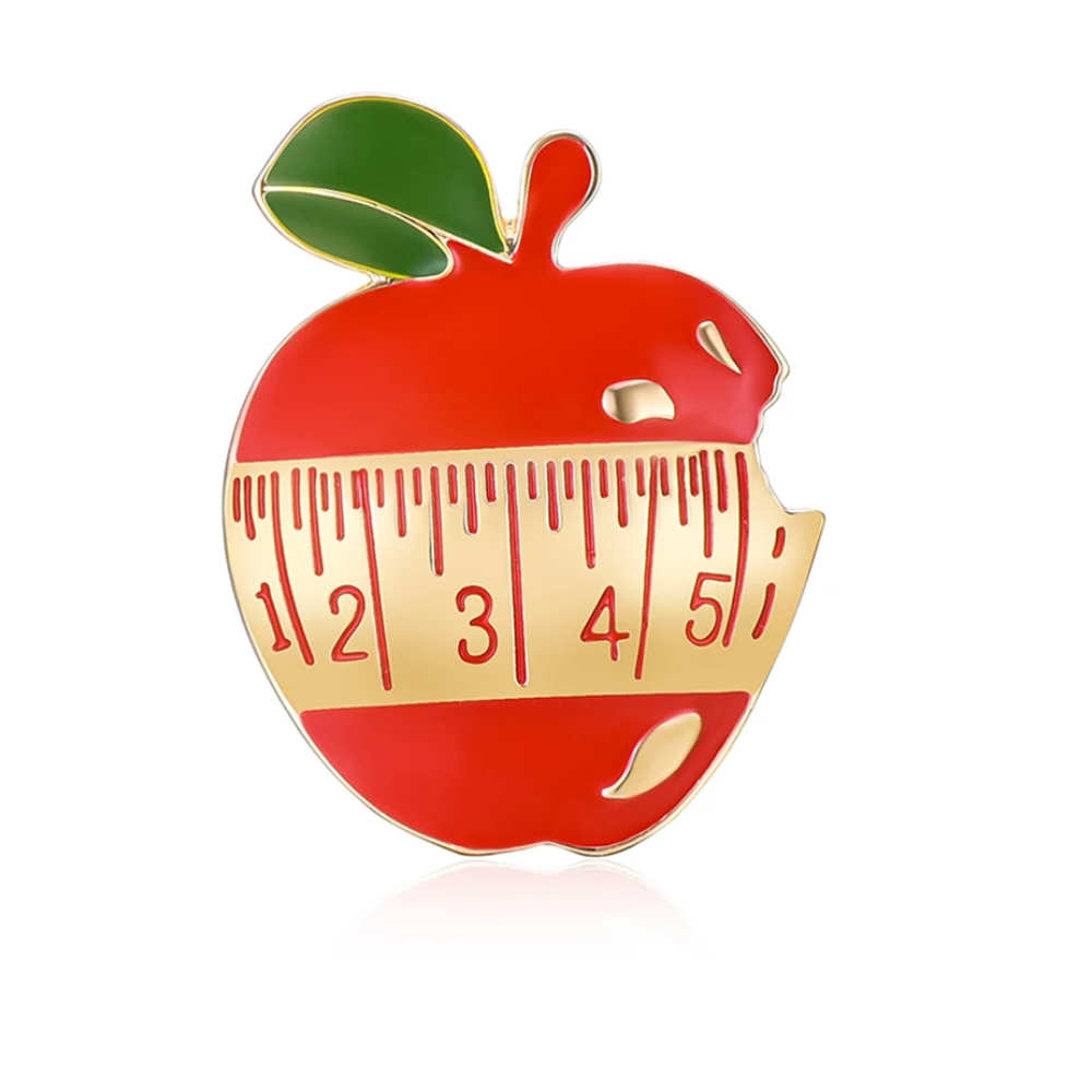 Nutrition Apple Enamel Brooch  - Nutrition Zinc recension och pris