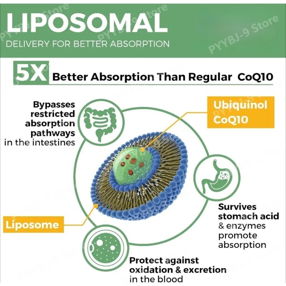 CoQ10 Ubiquinol 1000mg Vegan S - Coq10 Ubiquinol Softgel recension och pris