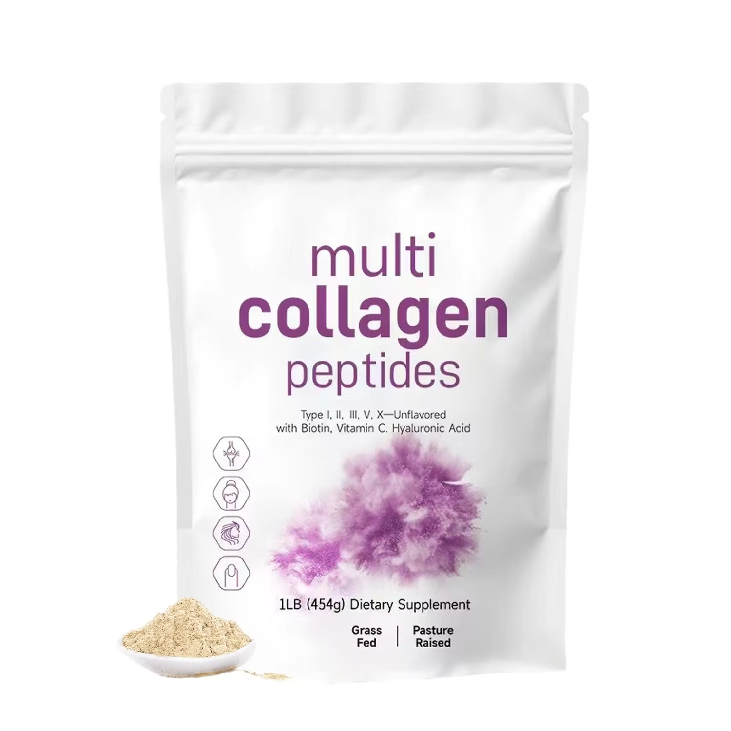 454G Multi Collagen Peptides P - Collagen Peptide Powder recension och pris