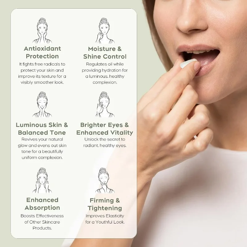 Organic Pearl Powder Capsules  - Collagen Peptide Powder recension och pris